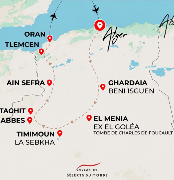 carte absolut algérie voyageurs desert du monde
